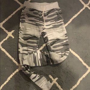 Alternative grey camo sweatpants